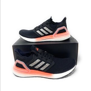 Adidas Running UltraBoost 20 Black/Coral size 9